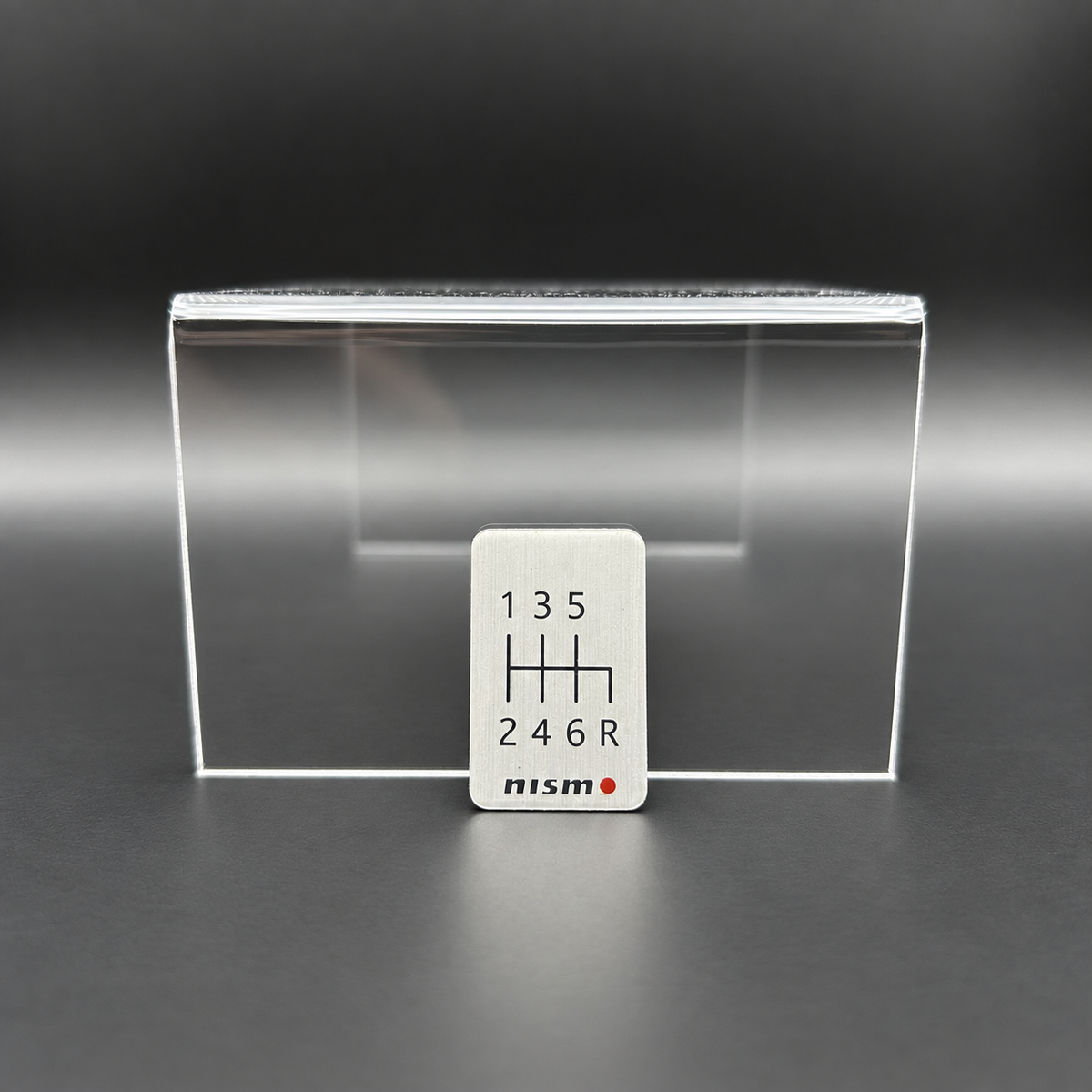 NISMO Shift Pattern Metal Emblem 5spd and 6spd