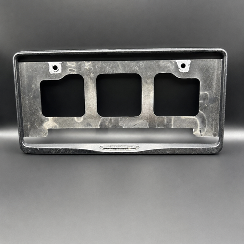 Damaged License Plate Frame Surrounds