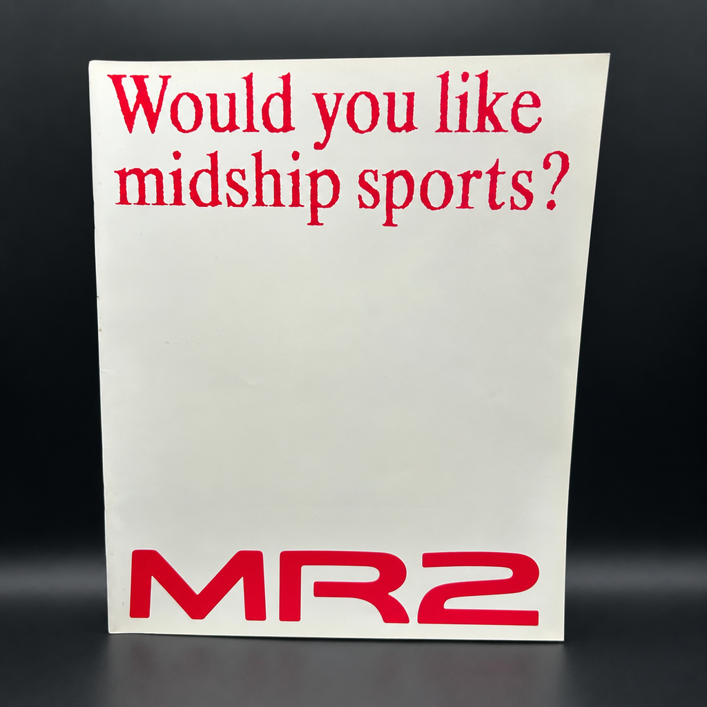Toyota MR2 Sales Brochure