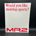 Toyota MR2 Sales Brochure