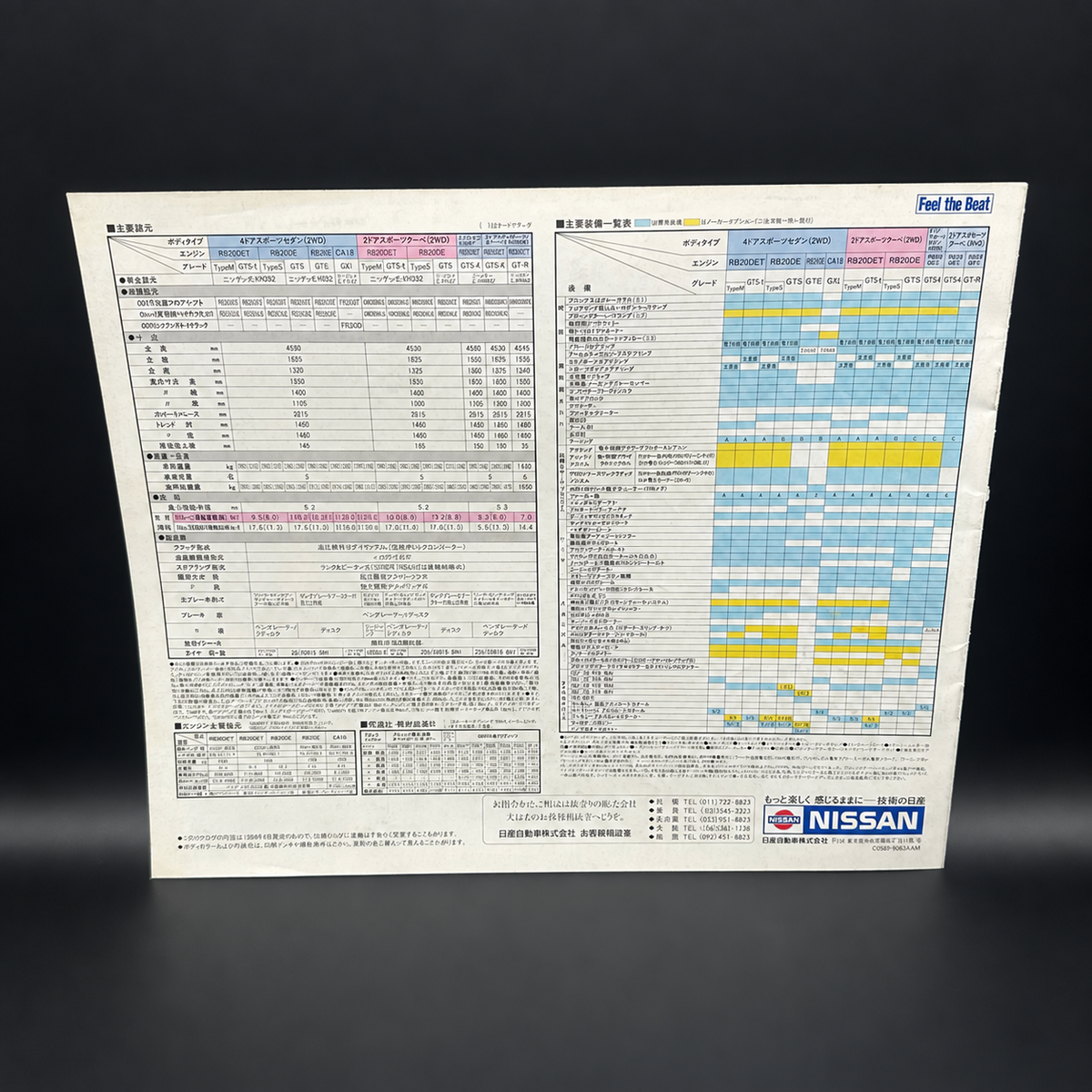 Nissan Skyline R32 2 Door / 4 Door Sales Brochure