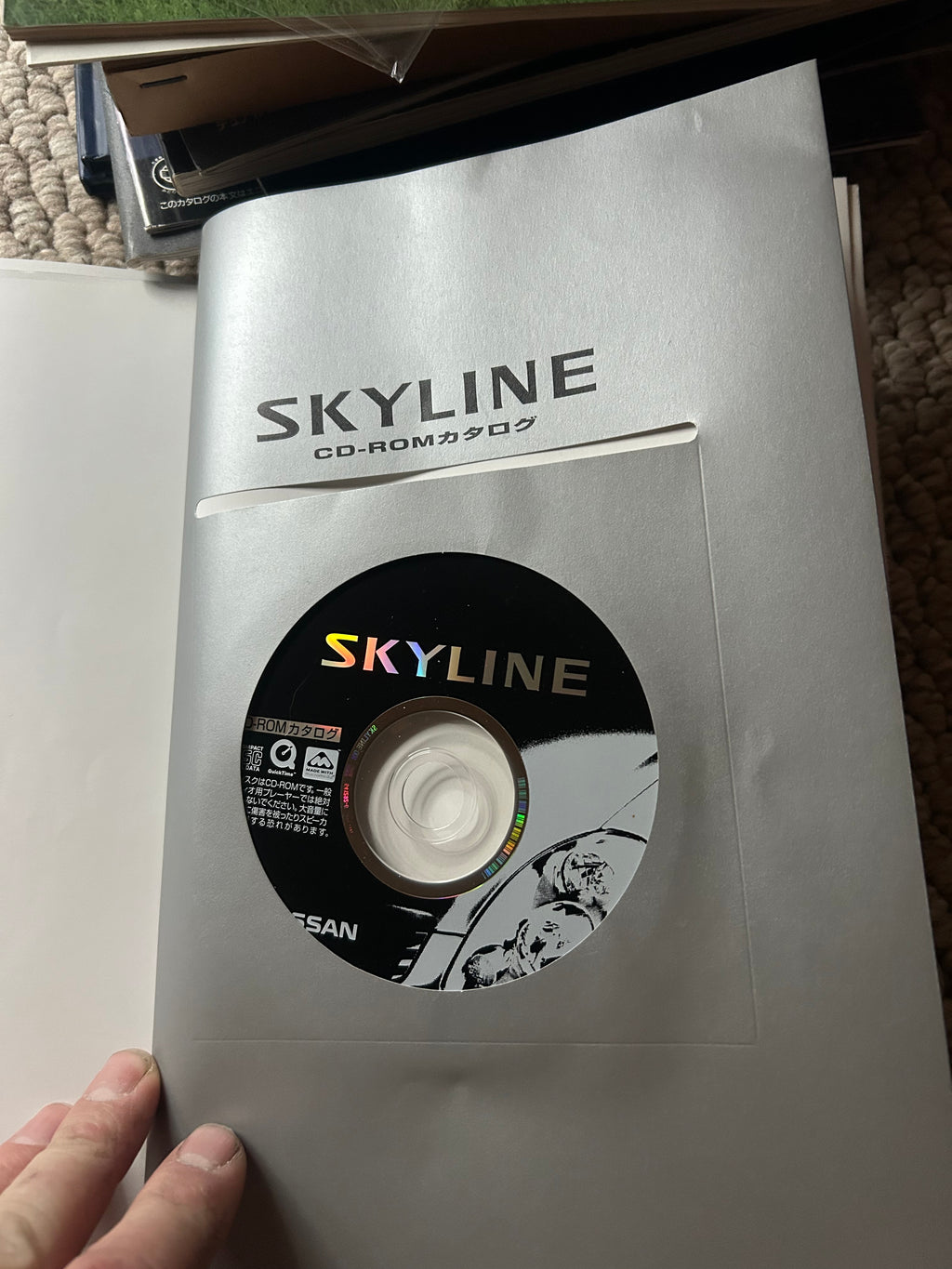 Nissan Skyline V35 300GT 250GT Sales Brochure + Optional Parts Brochure + RARE Skyline CD Rom
