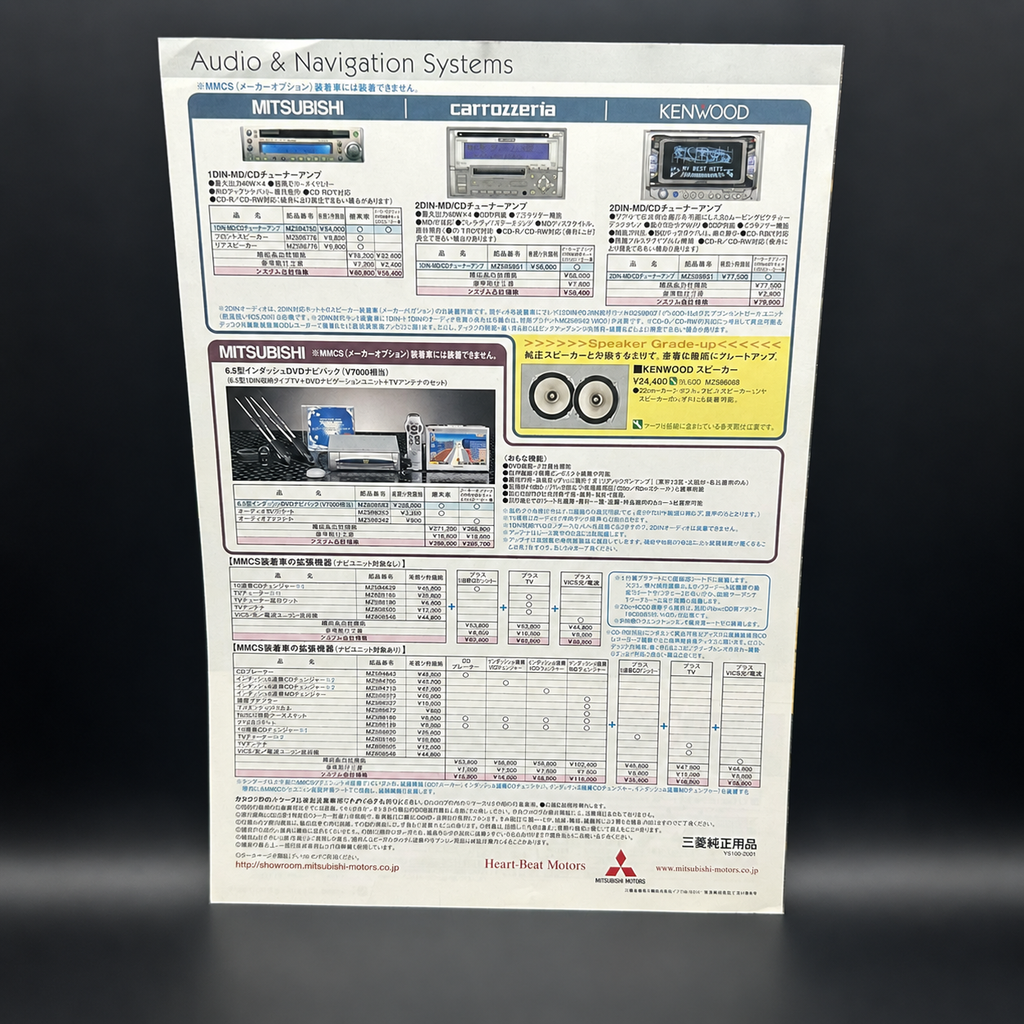Mitsubishi Lancer Evolution 7 GT-A Accessories Catalogue