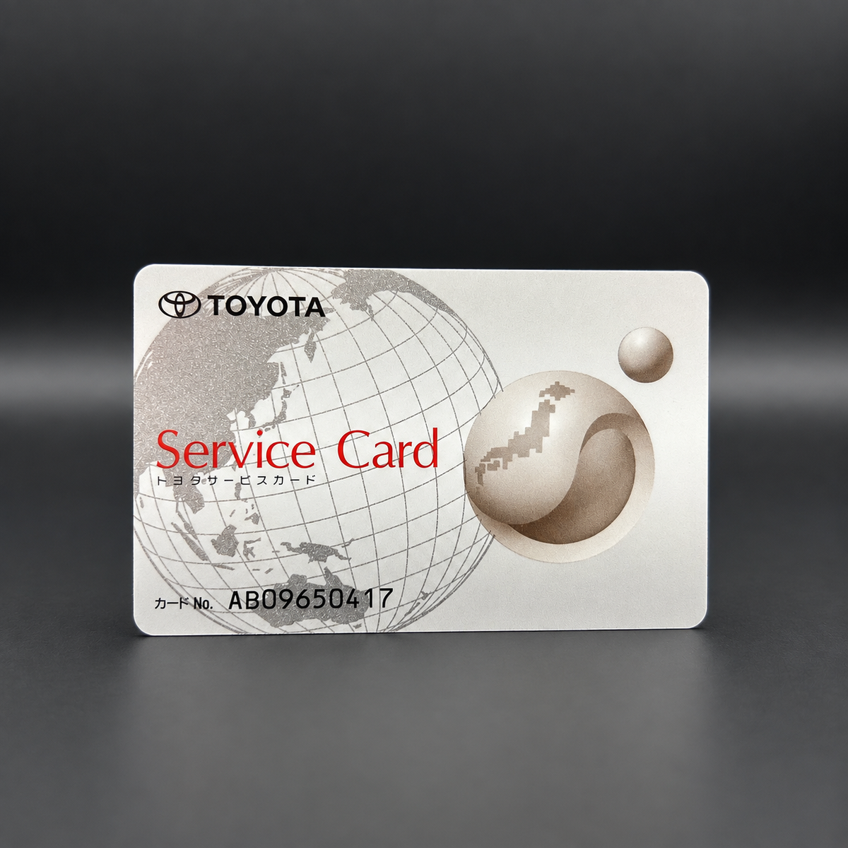 Toyota Service Card
