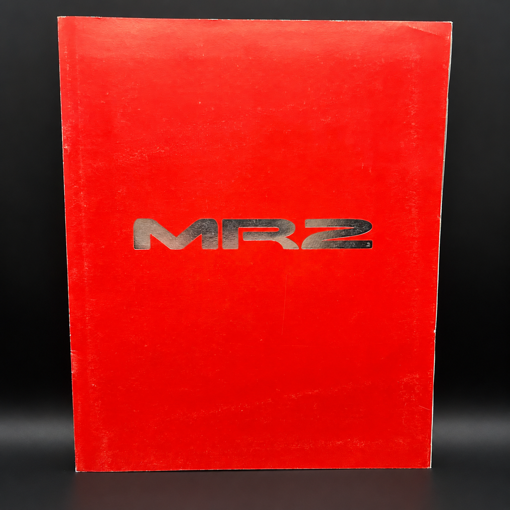Toyota MR2 Sales Brochure + Poster + Technical notes